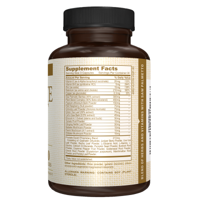 Prostate Expert - Supplement Facts