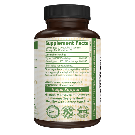 Proteolytic Enzyme - Supplement Facts