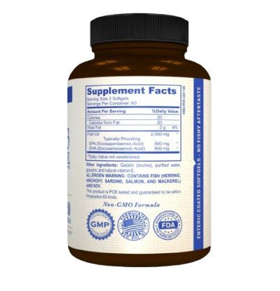 Omega 3 - Supplement Facts