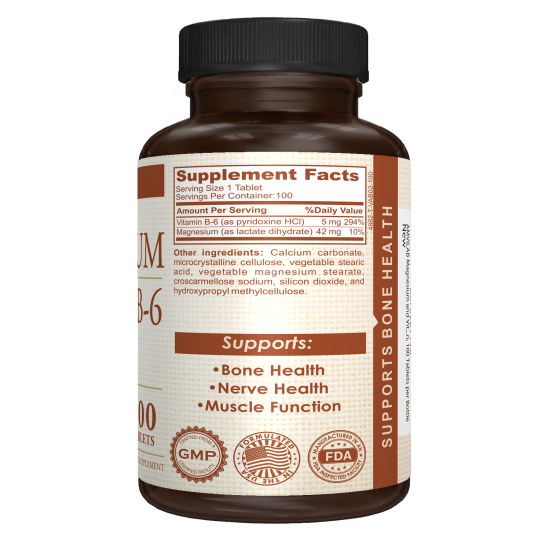 Magnesium And Vitamine B6 - Supplement Facts