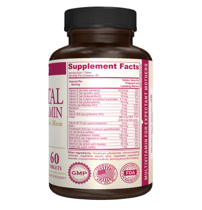 Prenatal Multivitamin - Supplement Facts