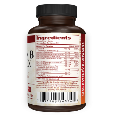 Vitamin B Complex - Supplement Ingredients