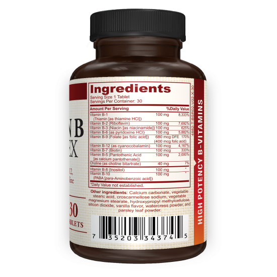 Vitamin B Complex - Supplement Ingredients
