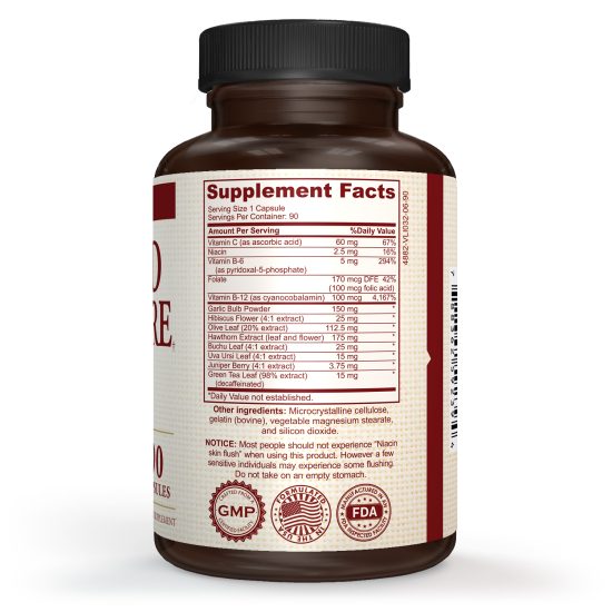 Blood Pressure Health - Supplement Facts