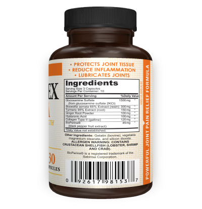 Gluvilex Ultra - Supplement Ingredients