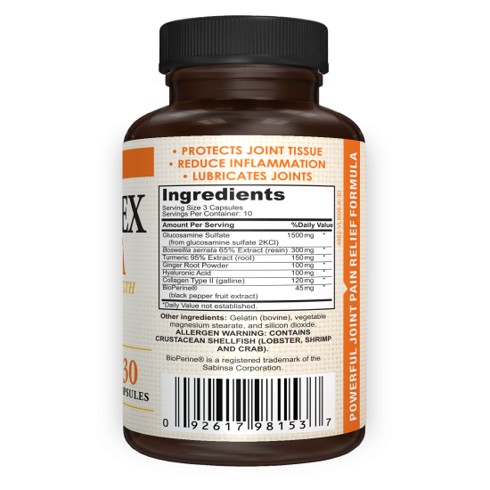 Gluvilex Ultra - Supplement Ingredients