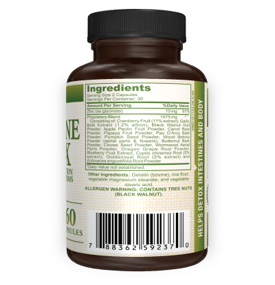 Intestine Detox - Supplement Ingredients