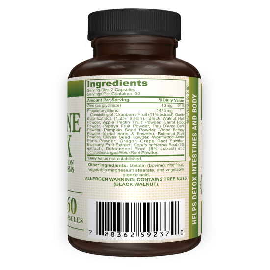 Intestine Detox - Supplement Ingredients