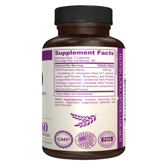 URO - Supplement Facts